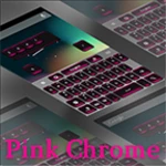 Logo of Pink Chrome Keyboard Theme android Application 